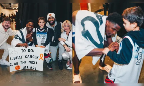 Edwards celebra cura de câncer de torcedor mirim que o presenteou com pulseira