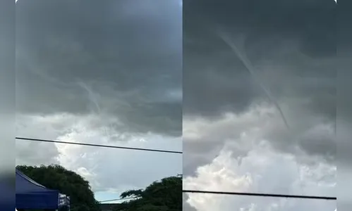 Paraná registra cinco nuvens funil em dois meses; fenômeno é estágio inicial de tornado