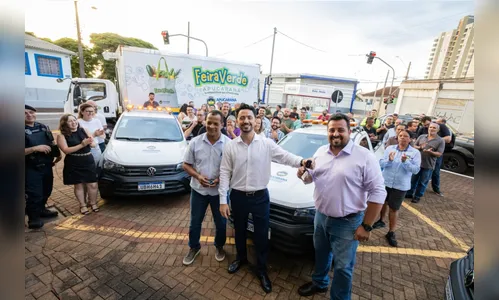 Prefeitura reforça Feira Verde e Trânsito com entrega de veículos zero quilômetro