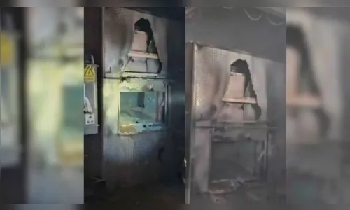Corpo de 140 kg impede que câmara de cremação seja fechada e causa incêndio no local