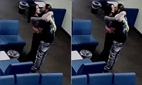 Agente de liberdade condicional é flagrada aos beijos com condenado por duplo homicídio