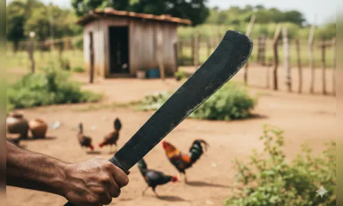 Mulher é ameaçada com facão por filho e neto no Dom Romeu em Apucarana