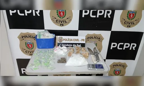 Polícia estoura depósito de drogas na área rural de Jandaia do Sul