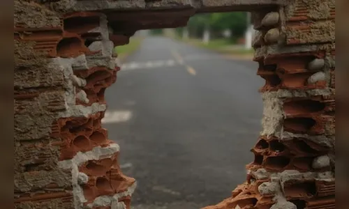 Criminosos abrem buracos em muro para invadir transportadora em Apucarana
