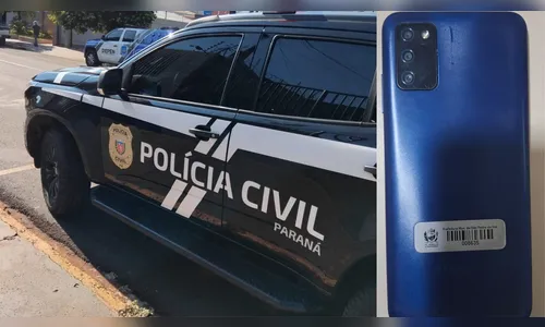Celular furtado de Cras em São Pedro do Ivaí é recuperado em Apucarana; homem foi preso