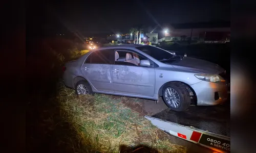 Capotamento mobiliza Polícia Rodoviária na PR-444 em Arapongas