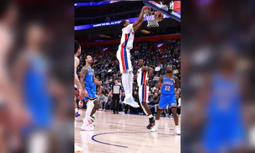 Pistons ganham confronto de líderes da NBA contra desfalcado Thunder
