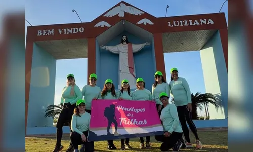 Trilheiras de Apucarana ganham troféu em caminhada na natureza em Luiziana