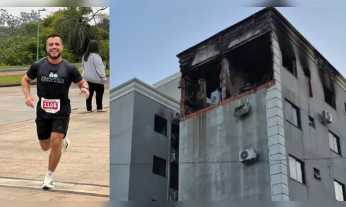 Personal trainer tem 80% do corpo queimado após explosão em prédio no PR