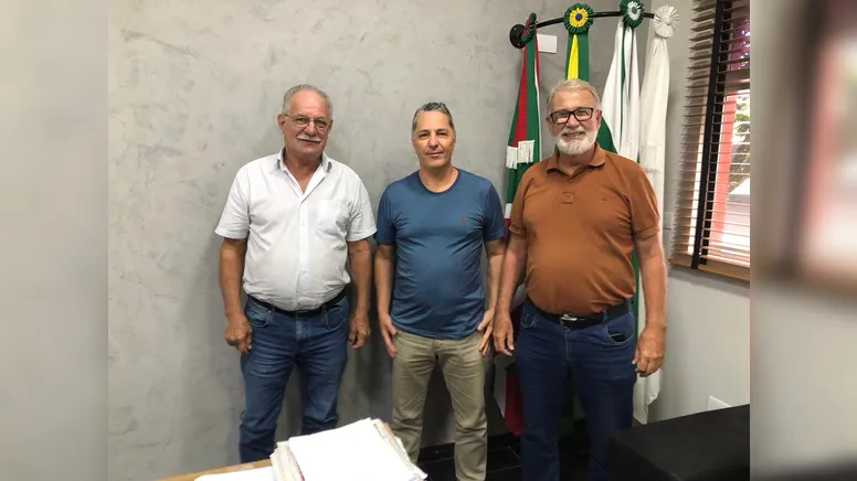 Prefeito Ditão Pupio, Roni Rosse e vice Inei Heckert