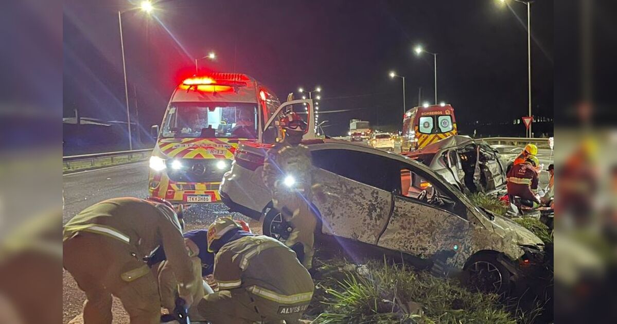 Agente da PRF é atingido por veículo durante atendimento a acidente em Apucarana