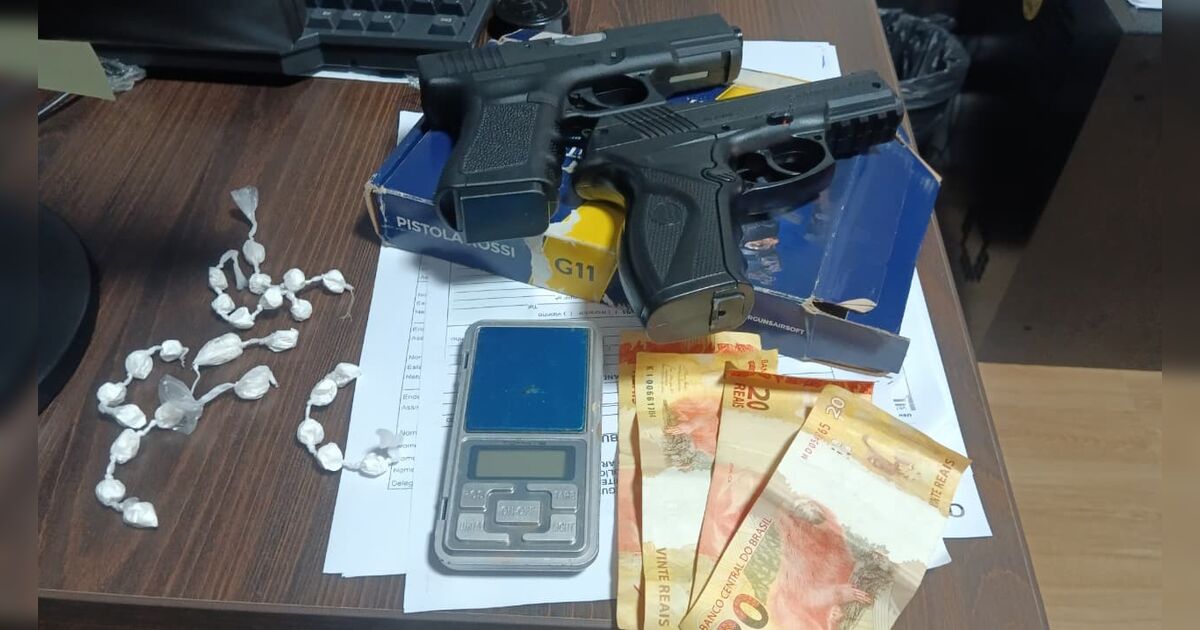 Homem é preso com cocaína e aves silvestres em Arapongas