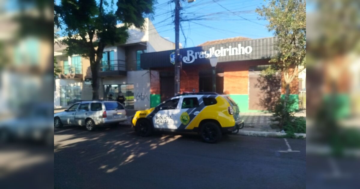 Ladrões invadem comércio pelo telhado e furtam bebidas e chocolates em Apucarana