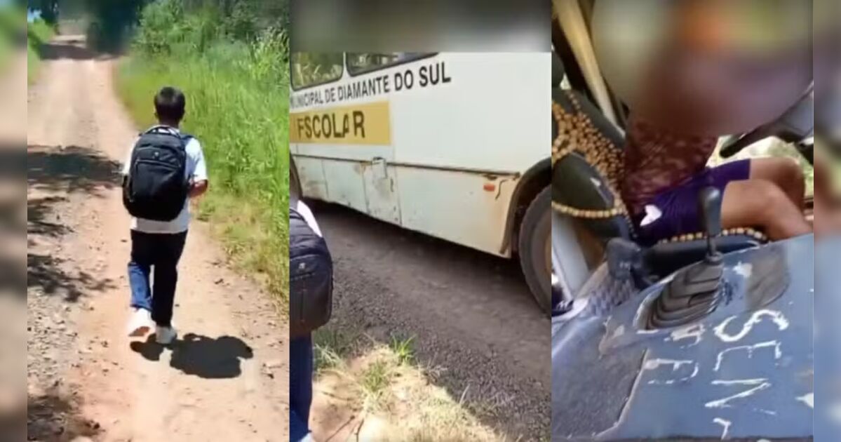 Menino é barrado de entrar em ônibus escolar e vira caso de Justiça no Paraná
