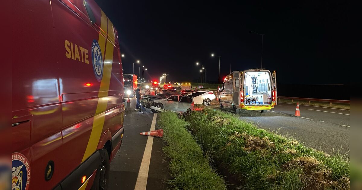 Fim de semana de acidentes termina com dois mortos e seis feridos em Apucarana