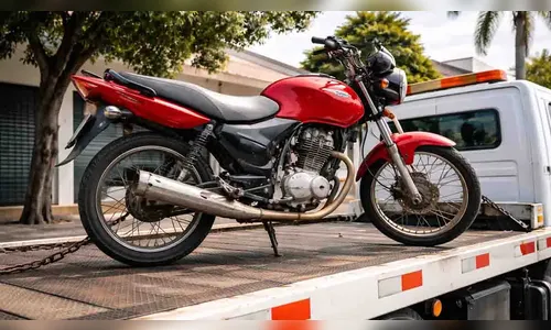 PM apreende moto com alerta de furto durante operação em Ivaiporã