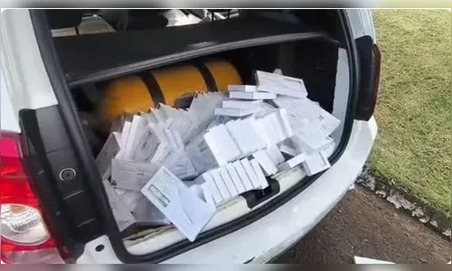 PF apreende carga inédita de emagrecedores da Argentina na fronteira do PR