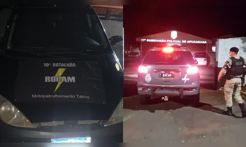 Rocam apreende carro clonado em Apucarana; dona relata golpe