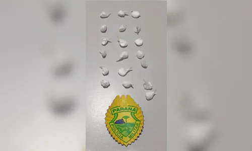 Adolescente é apreendido com 19 porções de cocaína em Arapongas