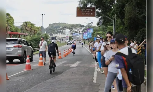 Atleta morre durante etapa de ciclismo do Ironman 70.3 em Curitiba (PR)