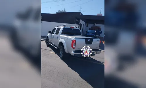 Trio é preso em Arapongas com caminhonete que seria levada ao Paraguai