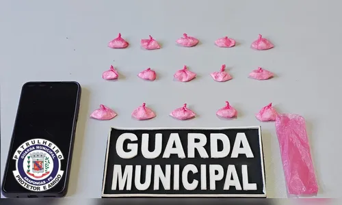 Guarda Municipal prende suspeito de fazer 'delivery' de cocaína em Arapongas