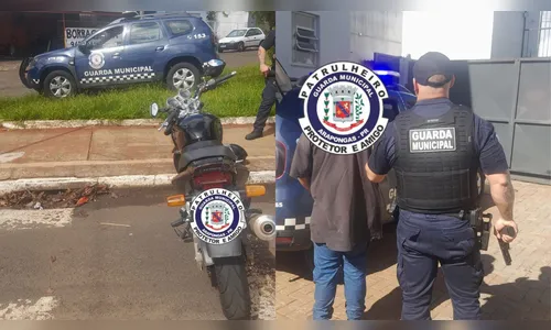 Moto com R$ 40 mil em multas é apreendida e piloto acaba preso