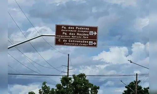 Erro de grafia em sinalização para a COP15 gera onda de críticas em MS