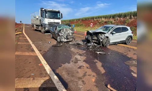 Colisão frontal na BR-369 deixa um morto e um ferido em estado grave