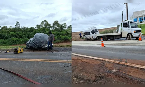 Colisão frontal na PR-545 deixa um morto e seis feridos em Londrina