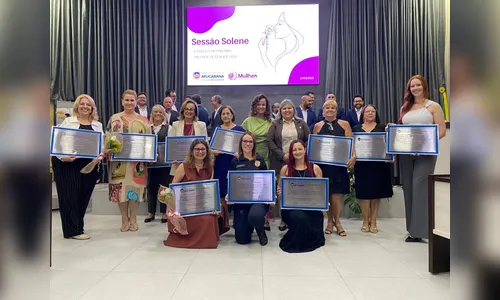 Câmara de Apucarana homenageia 11 mulheres com o prêmio Mulher Destaque