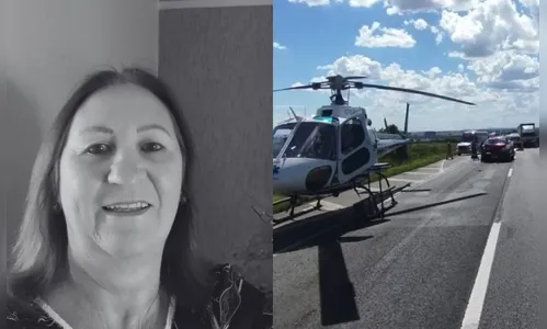 Empresária de 63 anos morre em grave acidente entre carro e moto na BR-376
