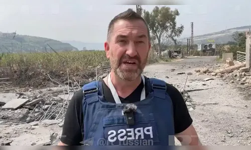 Jornalista escapa de míssil em transmissão no Líbano; veja vídeo