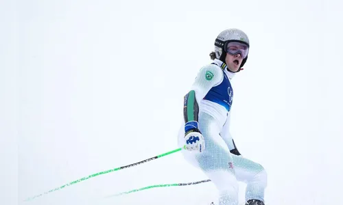 Lucas Braathen é campeão do slalom gigante na Copa do Mundo de Esqui Alpino
