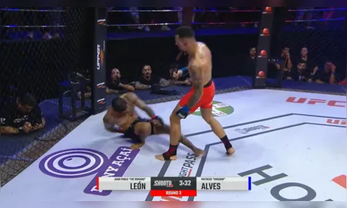 Lutador apaga adversário com soco no Shooto Brasil 135; veja vídeo