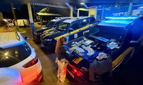 PRF prende dupla suspeita de aplicar golpe em motoristas na BR-277