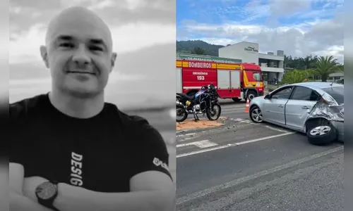 Sargento da PM morre em acidente de trânsito ao voltar do trabalho em SC