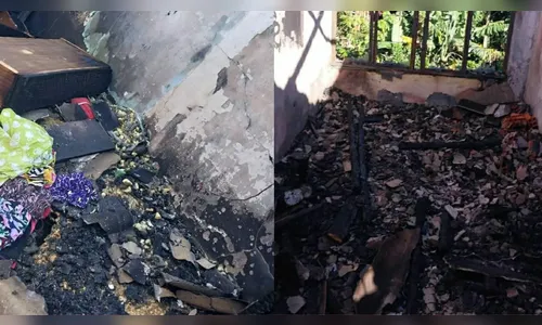 Idosa que teve casa destruída por incêndio pede ajuda para recomeçar a vida