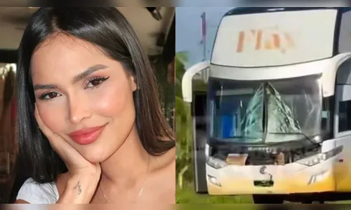 Motociclista morre em acidente com ônibus da ex-BBB Flay