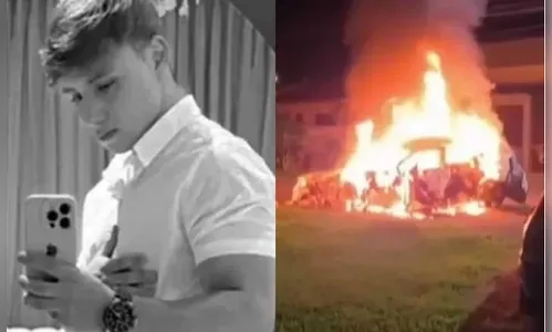 Estudante de medicina morre após carro elétrico colidir com árvore e pegar fogo no PR
