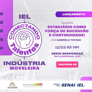 O evento é gratuito, a inscrição deve ser realizada no Sympla