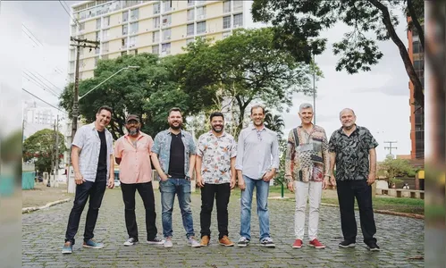 Septeto Reunion se apresenta gratuitamente dia 25 de março em Apucarana