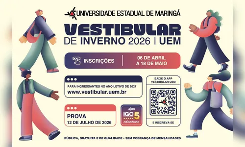 UEM abre inscrições para o vestibular de inverno 2026