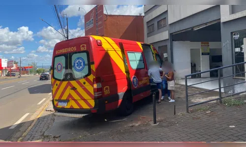 Batida entre carro e moto deixa homem de 32 anos ferido em Apucarana