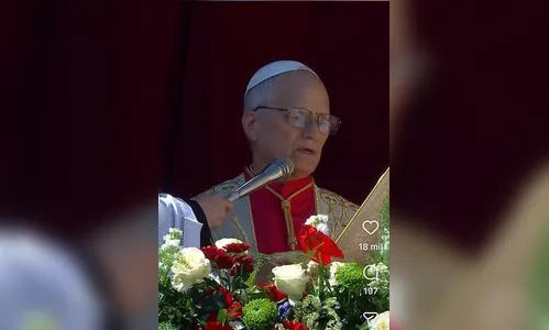 Papa Leão XIV manda mensagem em português em missa de Páscoa no Vaticano
