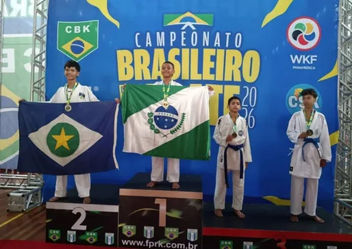 Apucarana conquista medalha e garante pódios no Brasileiro de Karatê com jovens atletas