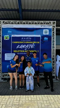 Karatecas de Arapongas conquistam três medalhas no Campeonato Brasileiro