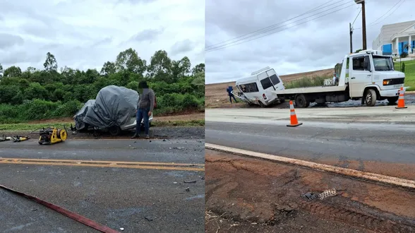Colisão frontal na PR-545 deixa um morto e seis feridos em Londrina