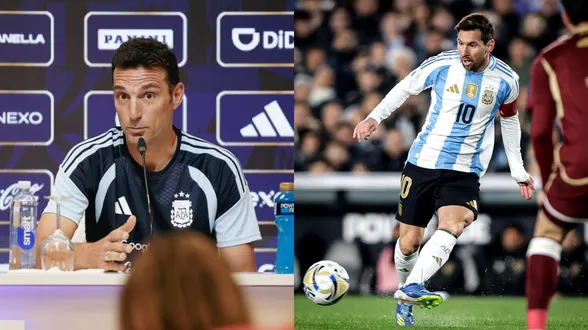 Scaloni fala sobre Messi na Copa e evita promessa à torcida argentina