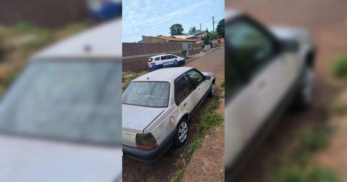Guarda Municipal de Apucarana recupera carro furtado e encaminha adolescente à delegacia